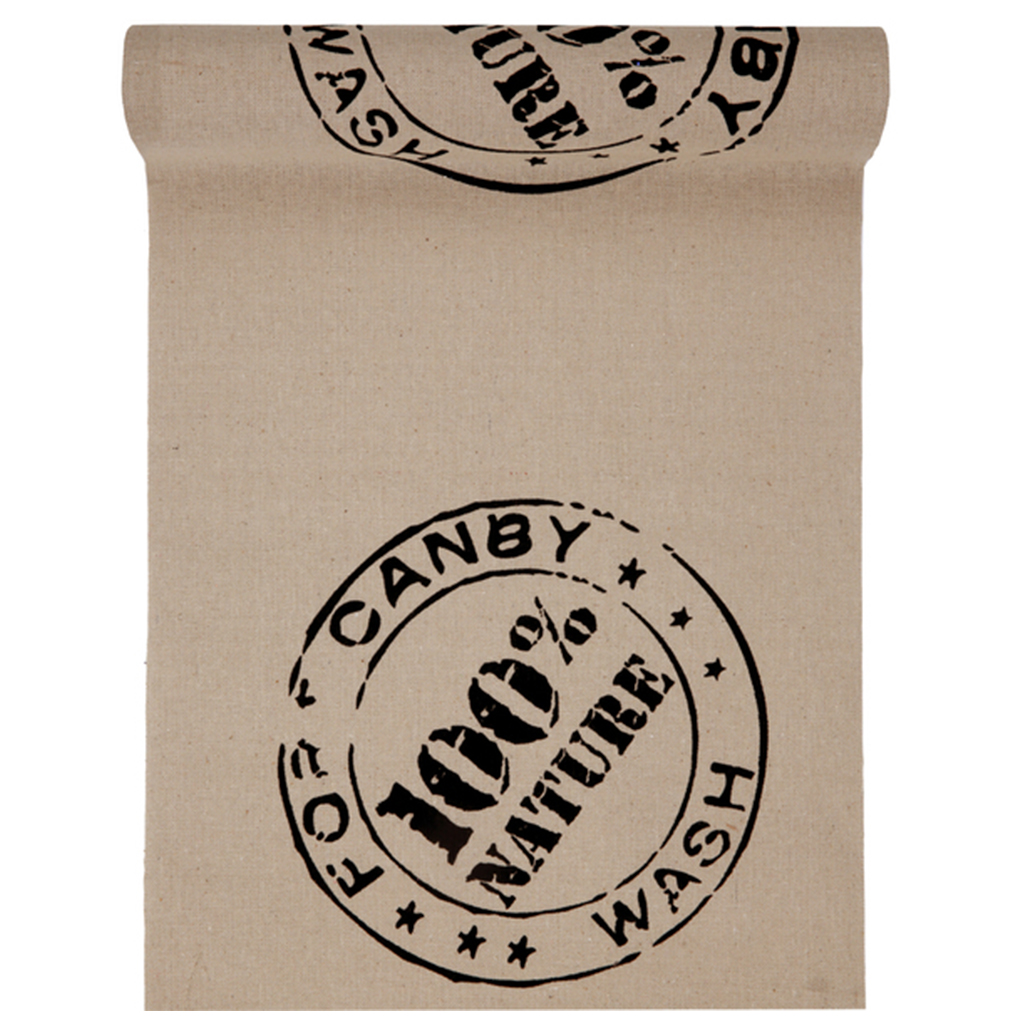 Tischläufer "100% Nature" 29 cm x 3 m Abverkauf