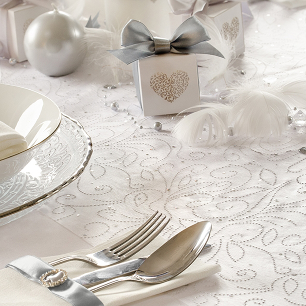 Tischläufer "Ornament Elegant" 48 cm x 9 m