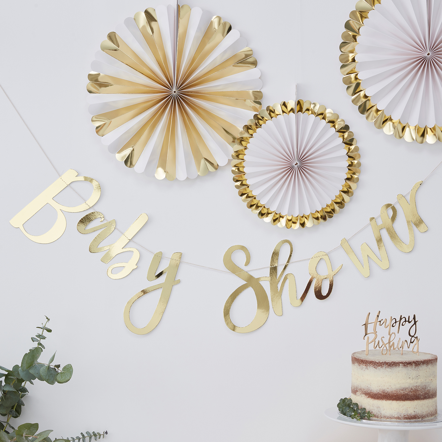 Girlande Baby Shower "Oh Baby" 1,5 m