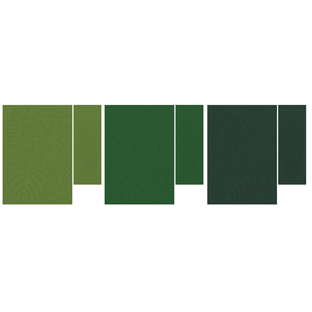 Tischdekoration "Flamingos" Blätter (21 Stück)