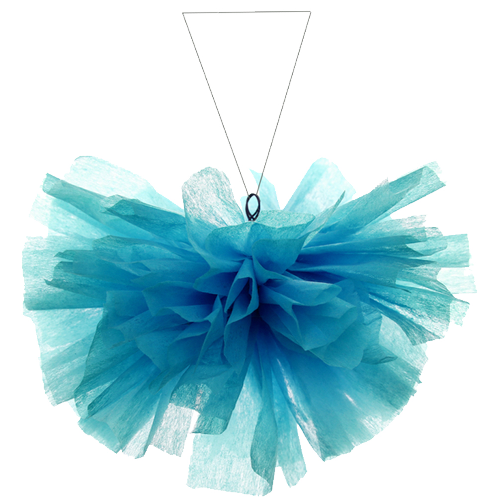 Pom Poms "Light" Ø 25 cm türkis