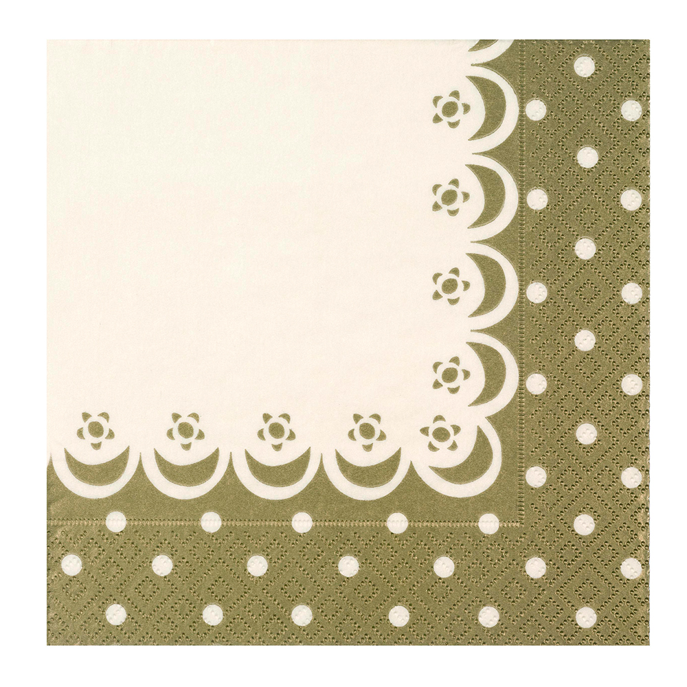 Servietten "Chic Boutique" (20 Stück)-silber