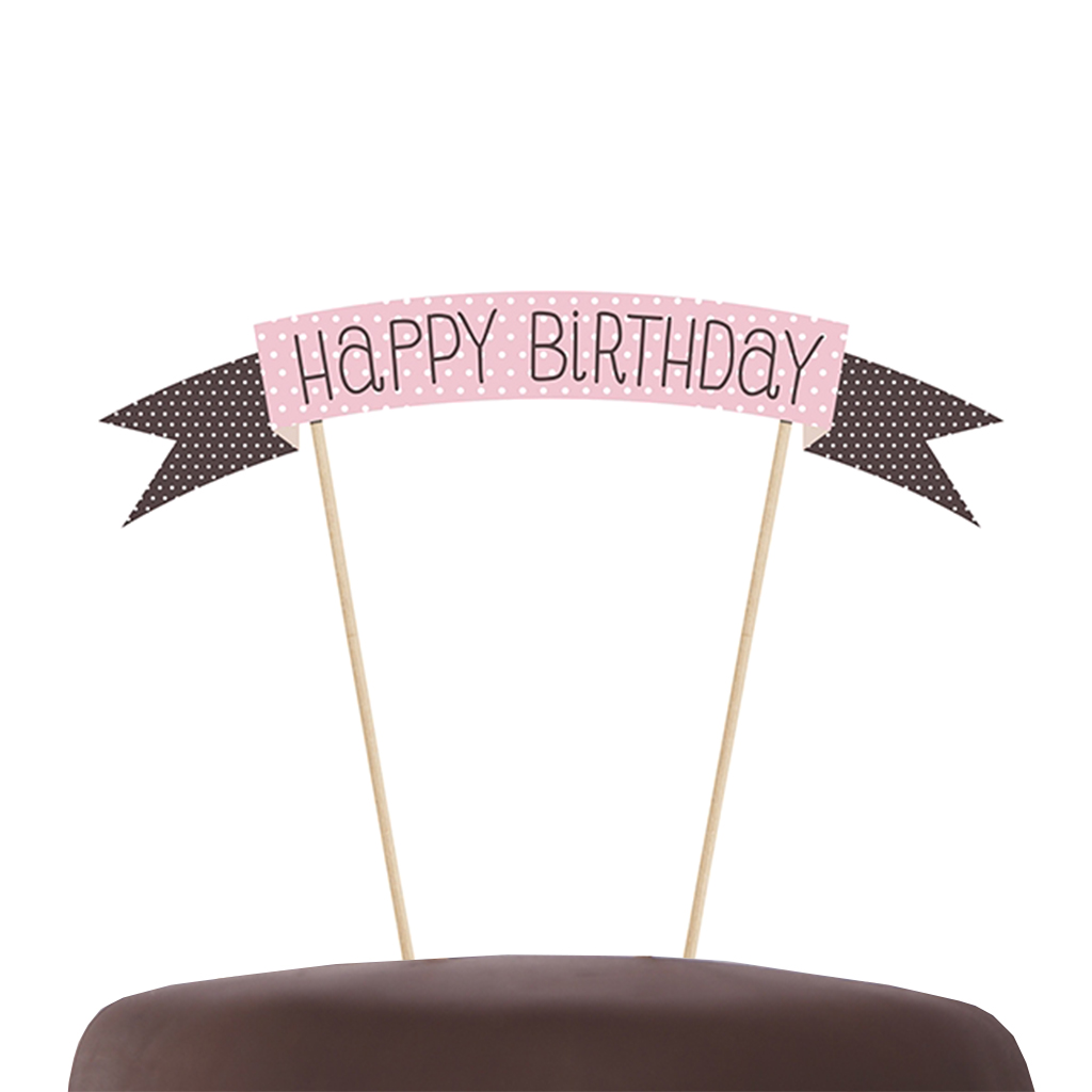 Tortenaufsatz "Sweets Collection" Happy Birthday