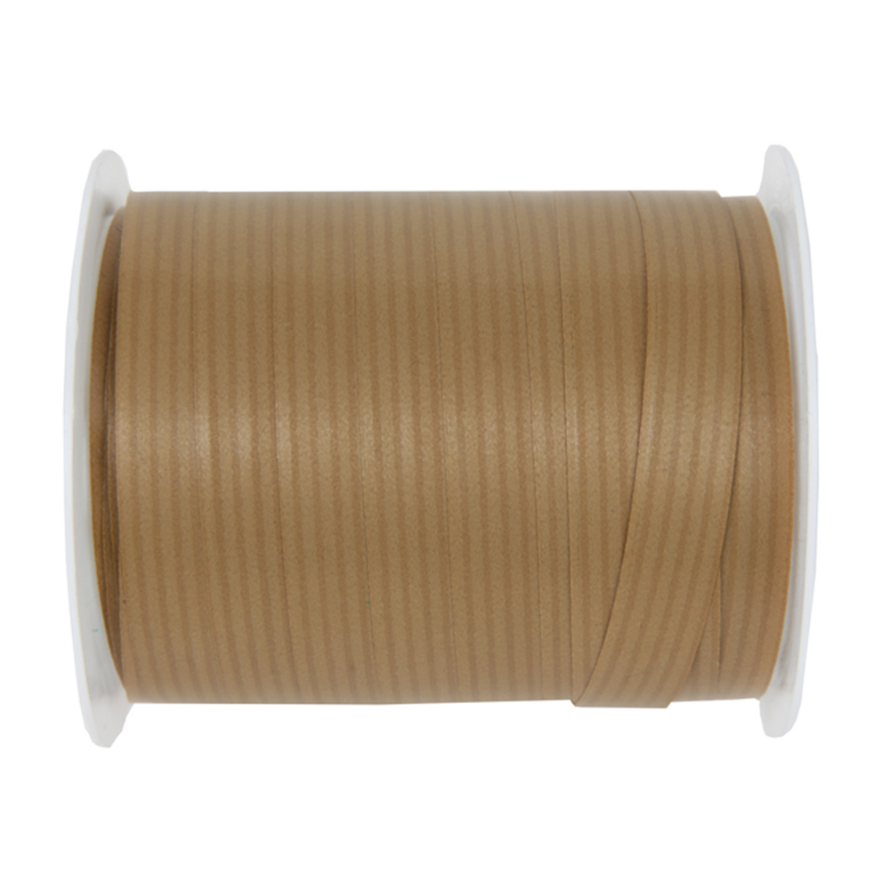 Dekoband "Kräuselband" 10 mm x 25 m natur