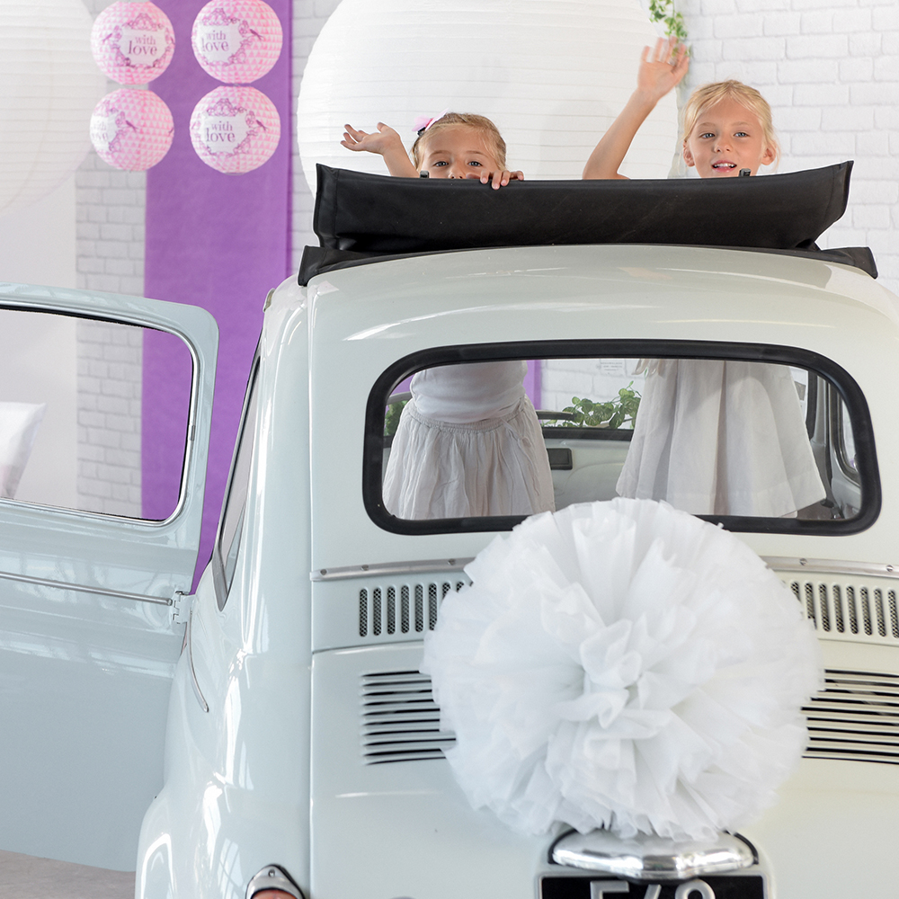 Pom Poms "Light" Ø 25 cm türkis