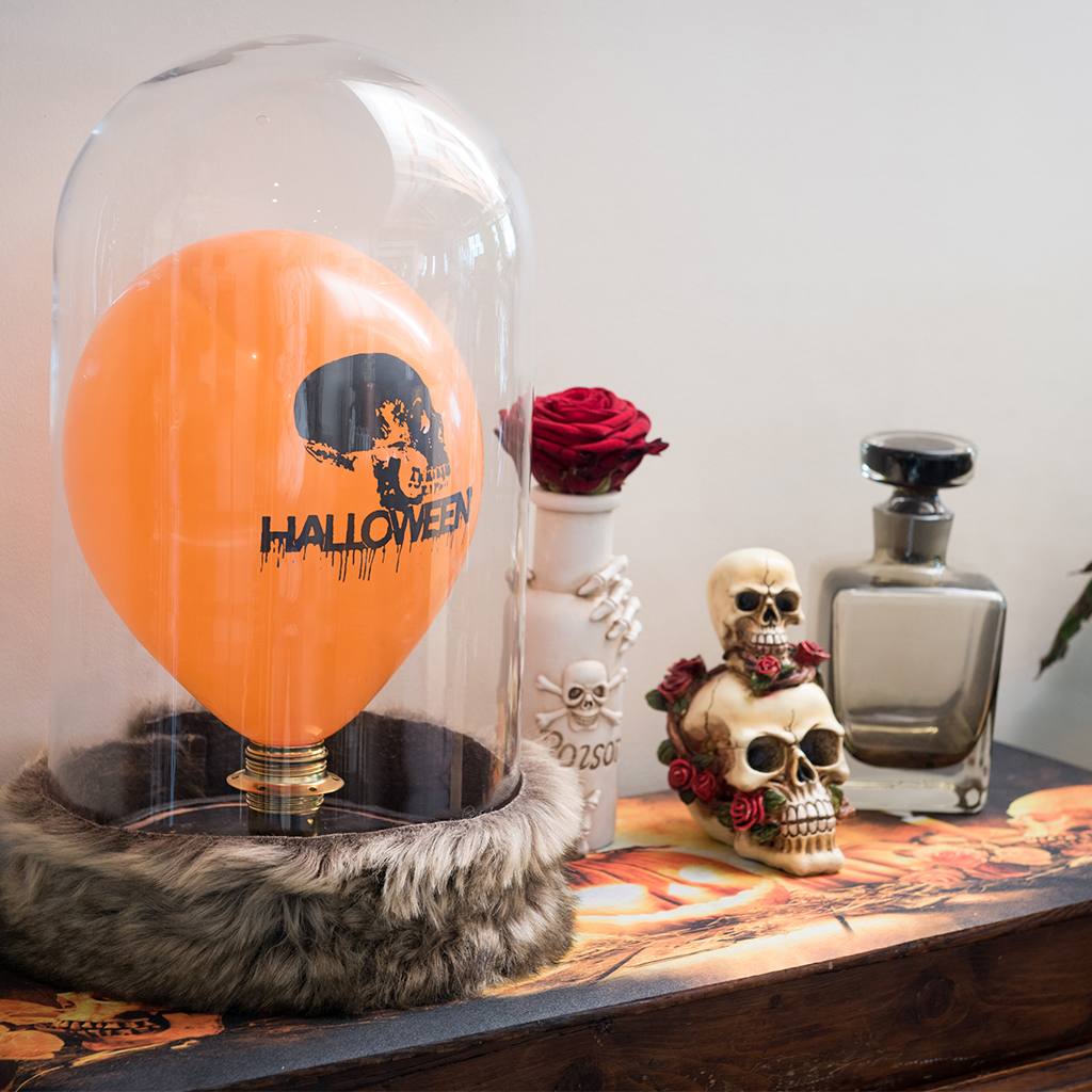 Luftballons Halloween "Totenkopf" 23 cm (8 Stück) ABVERKAUF