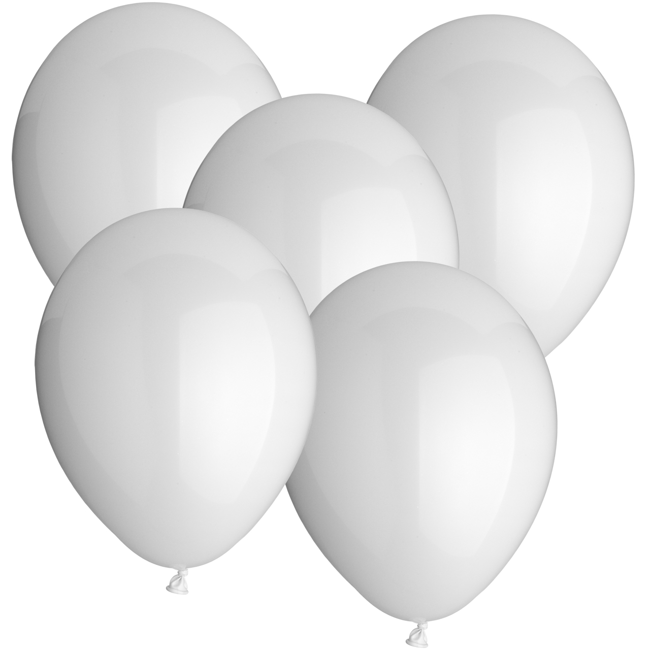 Latexballons Ø 30 cm "Standard" (50 Stück) weiß SALE