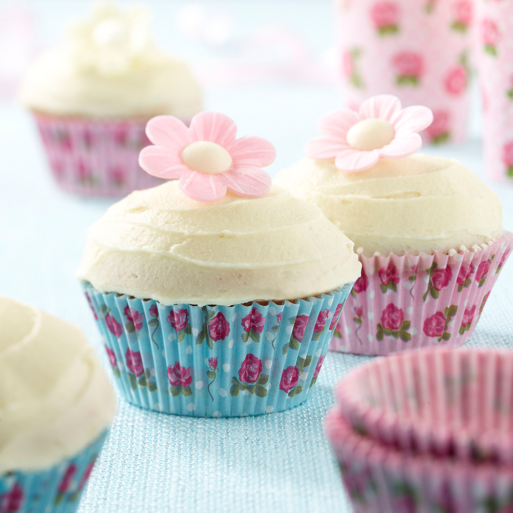Cupcake "Vintage Rose " (100 Stück) ABVERKAUF