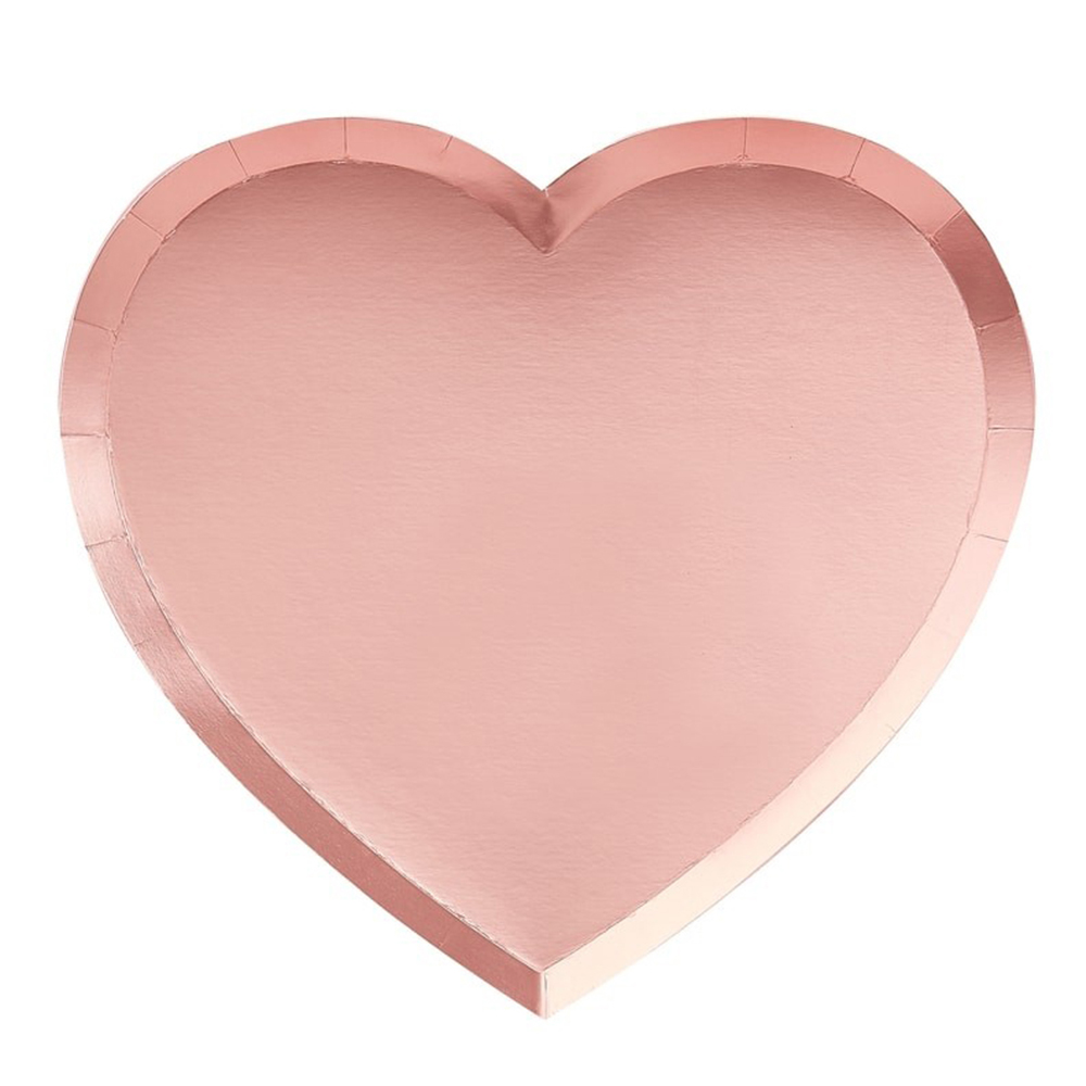 Partygeschirr "Be My Valentine" Teller (8 Stück)