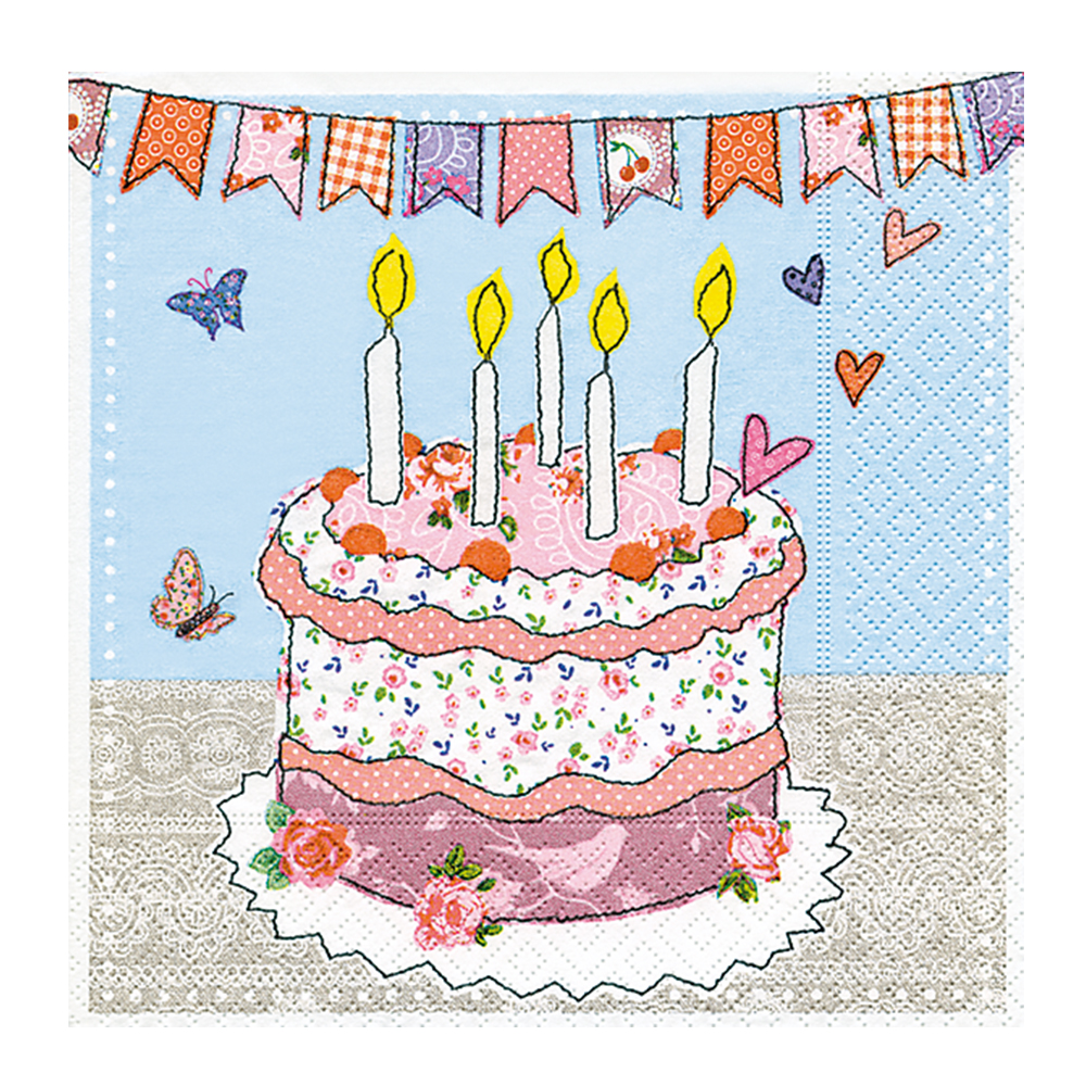 Servietten "Birthday Surprise" 200058 (20 Stück) ABVERKAUF