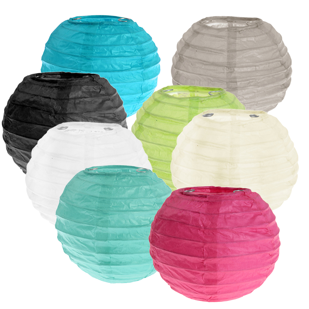 Laternen Colour Ø 20 cm (2 Stück) grau